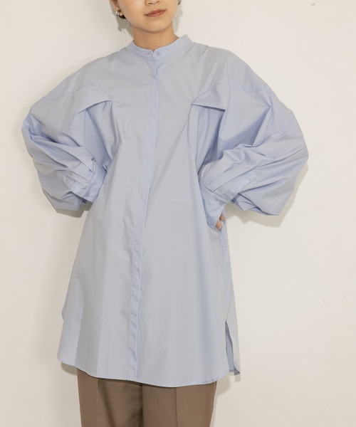 KBF(ケイビーエフ)の「ラウンドアームミニワンピース(ワンピース・レディース・チャコールグレー/オフホワイト/ラベンダー/ブラック・ONE)」の19枚目の写真