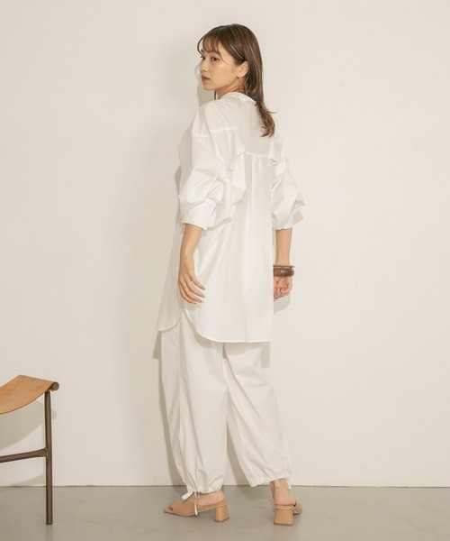 KBF(ケイビーエフ)の「ラウンドアームミニワンピース(ワンピース・レディース・チャコールグレー/オフホワイト/ラベンダー/ブラック・ONE)」の10枚目の写真