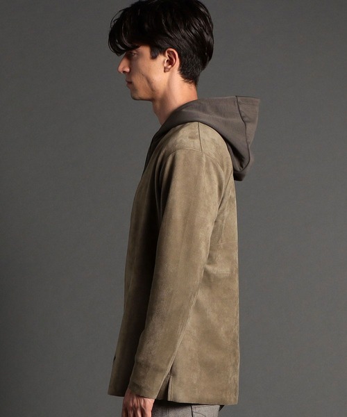 NICOLE CLUB FOR MEN(ニコルクラブフォーメン)の「カットオフボタンレスカーディガン(カーディガン/ボレロ・メンズ・ライトグレー/グレー/ネイビー/ブラック・X-LARGE/LARGE/MEDIUM)」の14枚目の写真