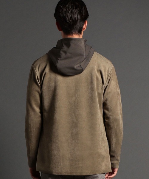 NICOLE CLUB FOR MEN(ニコルクラブフォーメン)の「カットオフボタンレスカーディガン(カーディガン/ボレロ・メンズ・ライトグレー/グレー/ネイビー/ブラック・X-LARGE/LARGE/MEDIUM)」の6枚目の写真