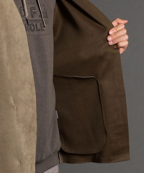 NICOLE CLUB FOR MEN(ニコルクラブフォーメン)の「カットオフボタンレスカーディガン(カーディガン/ボレロ・メンズ・ライトグレー/グレー/ネイビー/ブラック・X-LARGE/LARGE/MEDIUM)」の12枚目の写真