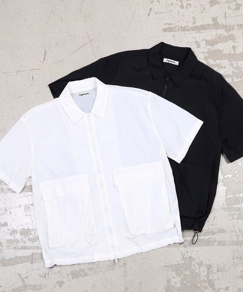 Figments（フィグメンツ）の「サマーブルゾン（ブルゾン・レディース・ブラック/ホワイト・FREE）」の6枚目の写真