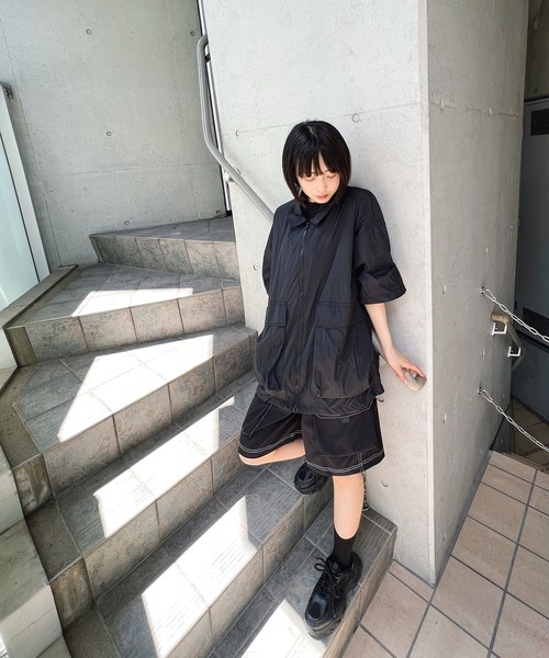 Figments（フィグメンツ）の「サマーブルゾン（ブルゾン・レディース・ブラック/ホワイト・FREE）」の18枚目の写真