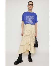 ASYMMETRY FRILL SK アシンメトリー フリル スカート セットアップ可能 ロングスカート