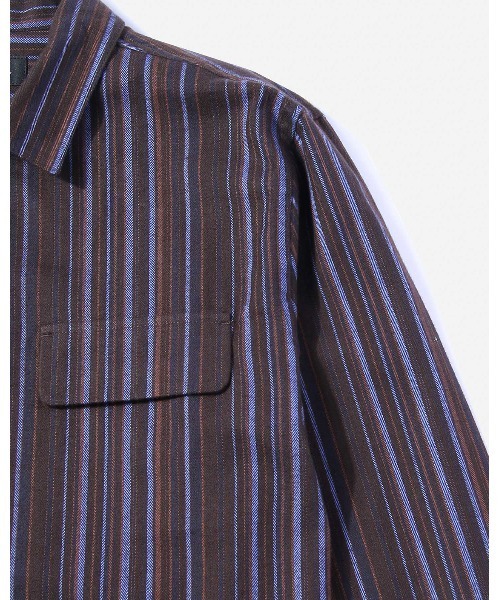 【ダークブラウン（20）】Broome Herringbone Flannel LS Shirt Saturdays NYC（サタデーズ ニューヨークシティ ）の「Broome