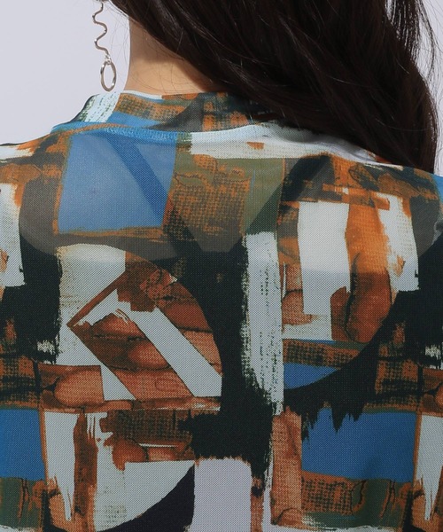 HARE（ハレ）の「アソートガラシアートップス(HARE)（Tシャツ/カットソー・レディース・グレー/マルチ・FREE）」の16枚目の写真