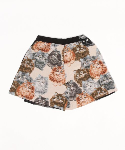 nino（ニノ）の「ラップパンツ　ねこゴブラン（その他パンツ・キッズ・アイボリー・150cm/130cm/140cm）」の2枚目の写真