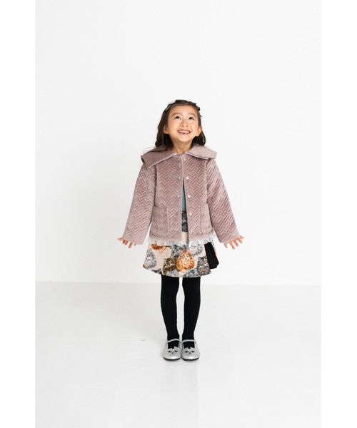 nino（ニノ）の「ラップパンツ　ねこゴブラン（その他パンツ・キッズ・アイボリー・150cm/130cm/140cm）」の4枚目の写真