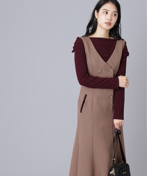 JILL by JILL STUART（ジルバイジルスチュアート）の「◇サイドギャザーオフショルカットソー（Tシャツ/カットソー・レディース・ボルドー/ブラック/パープル・FREE）」の11枚目の写真