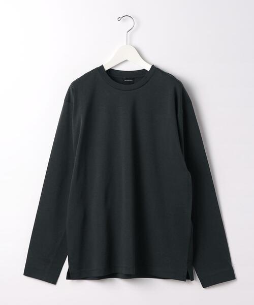 green label relaxing(グリーンレーベルリラクシング)の「オーガニック ポンチ クルーネック カットソー -抗菌- OVLG(Tシャツ/カットソー・メンズ・ホワイト/ブラック/ベージュ・M/L/XL/S/XXL)」の16枚目の写真