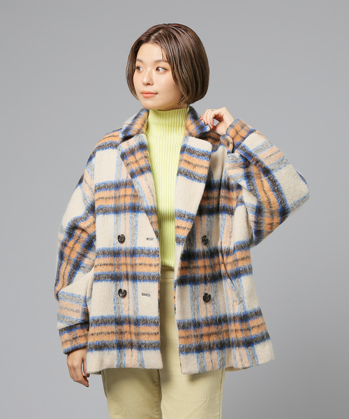 シャギーショートコート