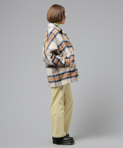 JOINT WORKS(ジョイントワークス)の「シャギーショートコート(その他アウター・レディース・パープル/アイボリー・FREE)」の18枚目の写真