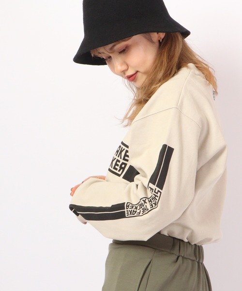 FLASH PACKER（フラッシュパッカー）の「FLASH PACKER USコットン ヘビーオンス 長袖Tシャツ（Tシャツ/カットソー・メンズ・ブラック/ベージュ・XL/M/L）」の17枚目の写真