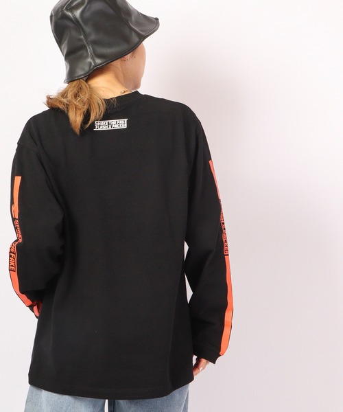 FLASH PACKER（フラッシュパッカー）の「FLASH PACKER USコットン ヘビーオンス 長袖Tシャツ（Tシャツ/カットソー・メンズ・ブラック/ベージュ・XL/M/L）」の14枚目の写真