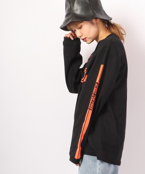 FLASH PACKER（フラッシュパッカー）の「FLASH PACKER USコットン ヘビーオンス 長袖Tシャツ（Tシャツ/カットソー・メンズ・ブラック/ベージュ・XL/M/L）」の13枚目の写真