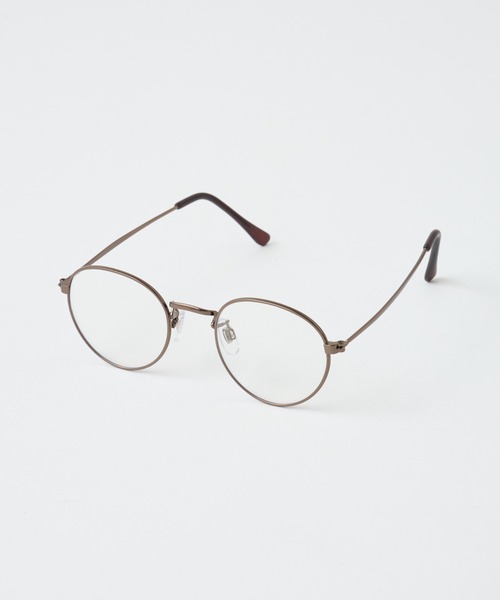 COLONY 2139（コロニートゥーワンスリーナイン）の「くもり止め ボストンメタル眼鏡（メガネ・レディース・ブラウン/ゴールド・FREE）」の4枚目の写真