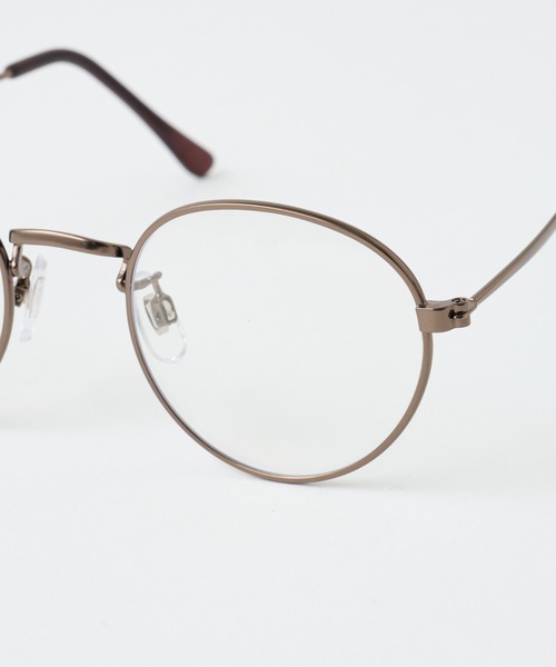 COLONY 2139（コロニートゥーワンスリーナイン）の「くもり止め ボストンメタル眼鏡（メガネ・レディース・ブラウン/ゴールド・FREE）」の5枚目の写真