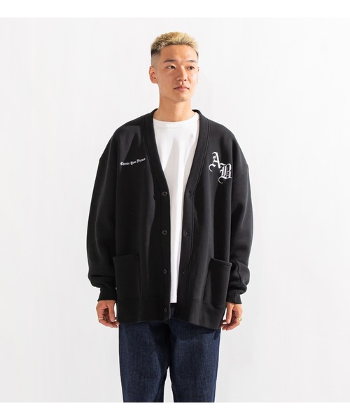 APPLEBUM(アップルバム)の「"AB" Sweat Cardigan(カーディガン/ボレロ・メンズ・グリーン/ブラック・X-LARGE/LARGE/MEDIUM)」の16枚目の写真