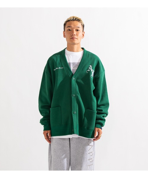 APPLEBUM(アップルバム)の「"AB" Sweat Cardigan(カーディガン/ボレロ・メンズ・グリーン/ブラック・X-LARGE/LARGE/MEDIUM)」の21枚目の写真