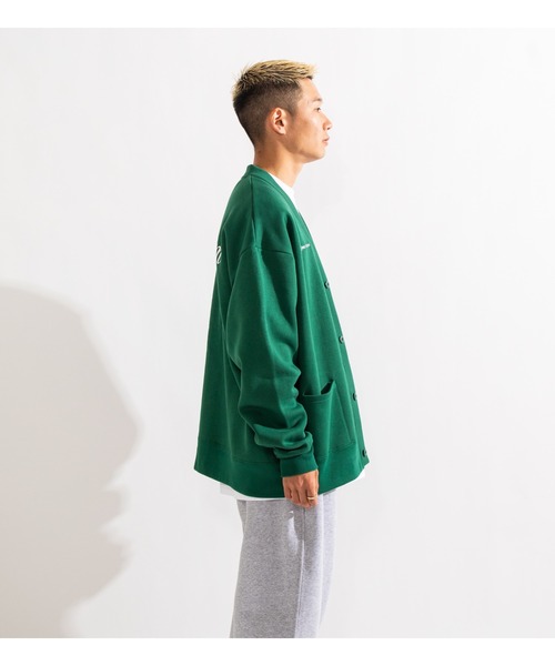 APPLEBUM(アップルバム)の「"AB" Sweat Cardigan(カーディガン/ボレロ・メンズ・グリーン/ブラック・X-LARGE/LARGE/MEDIUM)」の11枚目の写真