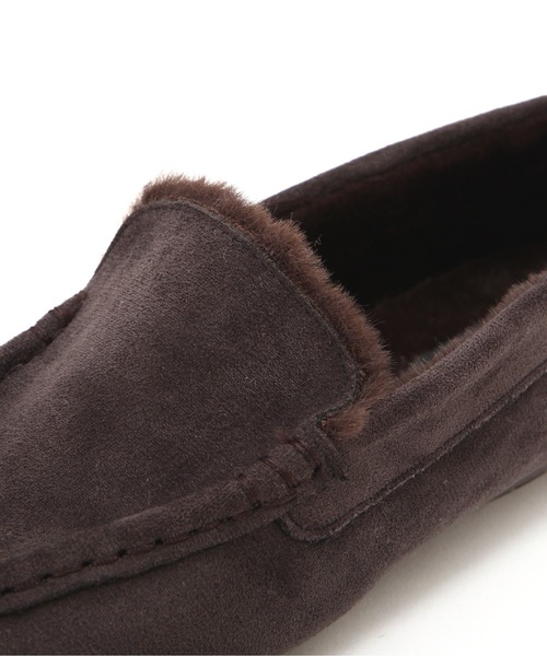 NATURAL BEAUTY BASIC（ナチュラルビューティーベーシック）の「ボアモカシン（モカシン/デッキシューズ・レディース・ベージュ/ブラック/グレー系その他・LARGE/MEDIUM/SMALL）」の9枚目の写真