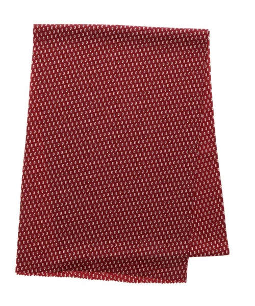 kimonomachi（キモノマチ）の「柄帯揚げ 洗える おびあげ カジュアル 日本製　アイボリー　ブラック×ホワイト　モスグリーン　ネイビー　ワインレッド（和装小物・レディース・ネイビー/ブラック×ホワイト/アイボリー/ワインレッド/モスグリーン・ONE SIZE）」の14枚目の写真