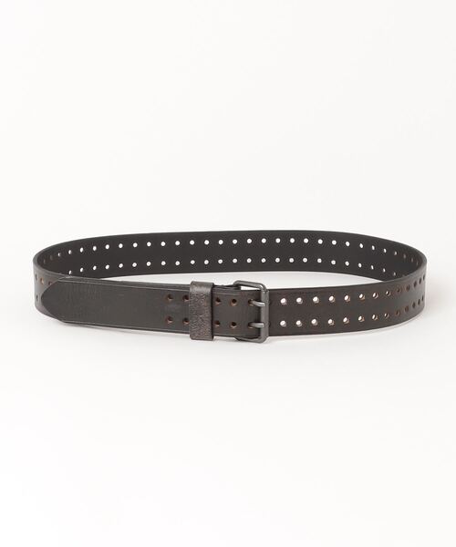 ALLSAINTS（オールセインツ）の「MARTY DISTRESSED LEATHER BELT | MARTY DISTRESSED レザー ベルト（ベルト・メンズ・ブラック・32/30/34）」の6枚目の写真