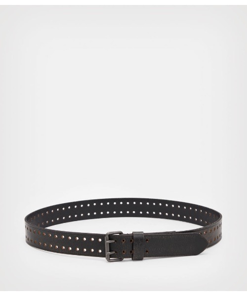 ALLSAINTS（オールセインツ）の「MARTY DISTRESSED LEATHER BELT | MARTY DISTRESSED レザー ベルト（ベルト・メンズ・ブラック・32/30/34）」の5枚目の写真