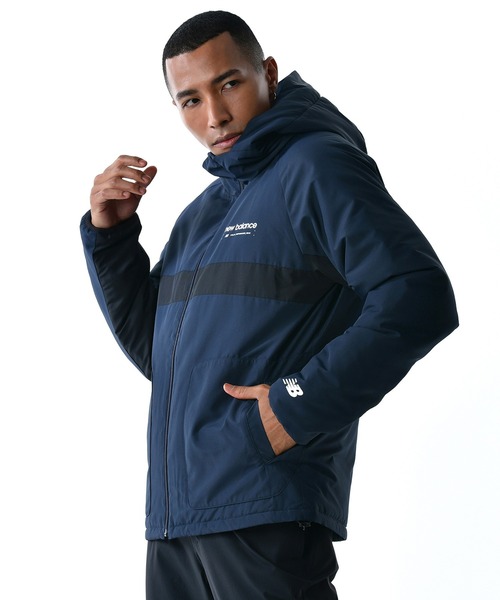 NEW BALANCE（ニューバランス）の「中綿ジャケット（ダウンジャケット/コート・メンズ・ブラック/ネイビー・LARGE/X-LARGE/SMALL/MEDIUM/XX-LARGE）」の7枚目の写真