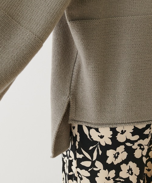 PUAL CE CIN(ピュアルセシン)の「【Du noir】パッチワーク風ハイネックニットプルオーバー(ニット/セーター・レディース・グレー/アイボリー/ブラック・FREE)」の18枚目の写真