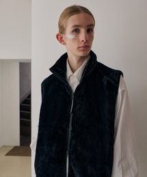 AIMNAIM | FLEECE ZIP VEST フリース　ジップアップ　ミリタリー　ベスト(ベスト)