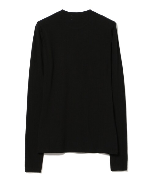 Ray BEAMS（レイビームス）の「Ray BEAMS High Basic / ロングスリーブ Tシャツ（Tシャツ/カットソー・レディース・ブラック/オフホワイト・ONE SIZE）」の14枚目の写真