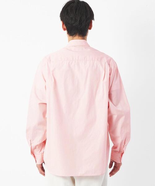 green label relaxing（グリーンレーベルリラクシング）の「カラーブロード ジャストルーズ レギュラーカラー シャツ（シャツ/ブラウス・メンズ・ライトピンク/ライトブルー/ライトグレー・XL/L/S/M）」の9枚目の写真