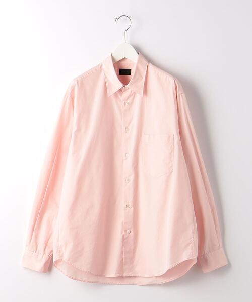 green label relaxing（グリーンレーベルリラクシング）の「カラーブロード ジャストルーズ レギュラーカラー シャツ（シャツ/ブラウス・メンズ・ライトピンク/ライトブルー/ライトグレー・XL/L/S/M）」の11枚目の写真