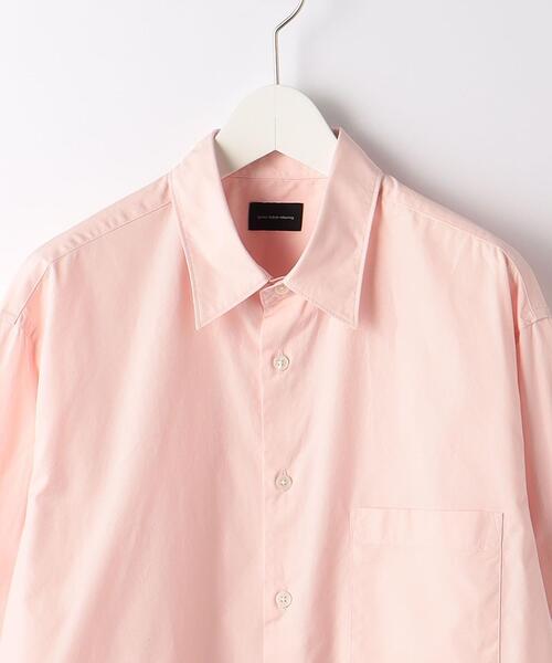 green label relaxing（グリーンレーベルリラクシング）の「カラーブロード ジャストルーズ レギュラーカラー シャツ（シャツ/ブラウス・メンズ・ライトピンク/ライトブルー/ライトグレー・XL/L/S/M）」の19枚目の写真