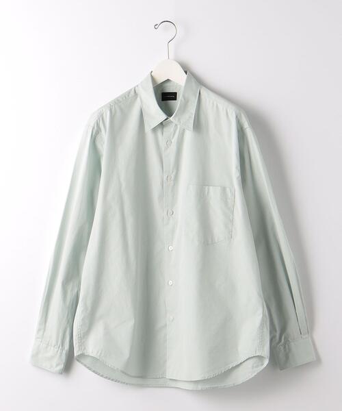green label relaxing（グリーンレーベルリラクシング）の「カラーブロード ジャストルーズ レギュラーカラー シャツ（シャツ/ブラウス・メンズ・ライトピンク/ライトブルー/ライトグレー・XL/L/S/M）」の14枚目の写真