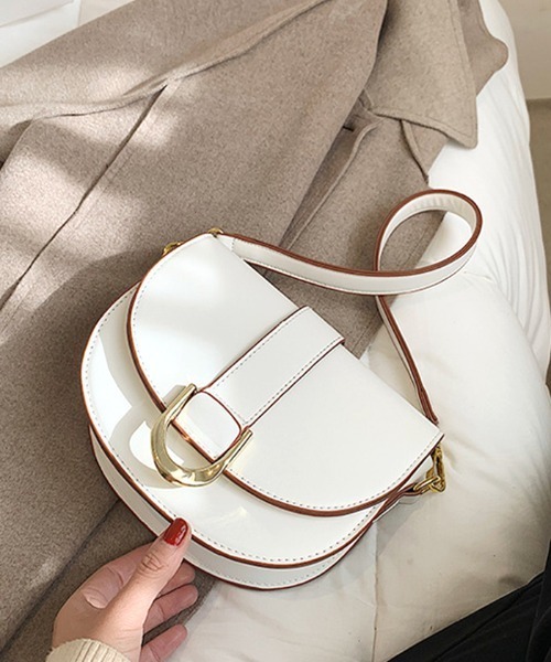 Futier land（フューティアランド）の「2wayマルチサドルバッグ（ショルダーバッグ・レディース・ブラック/ブラウン/ホワイト・FREE）」の8枚目の写真