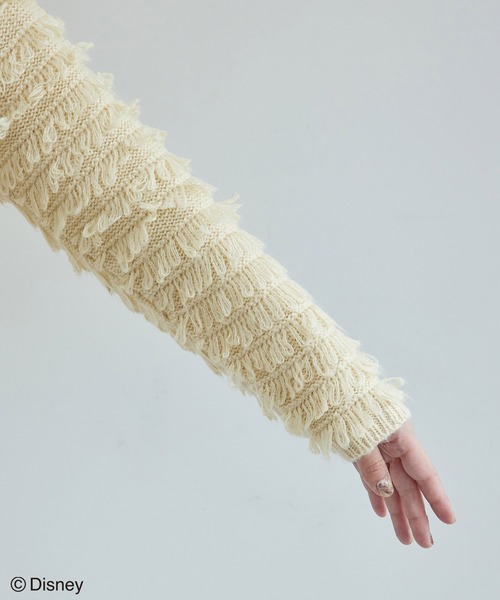 Disney(ディズニー)の「【101匹わんちゃん】ループニットカーディガン(カーディガン/ボレロ・レディース・レッド/キナリ・38)」の5枚目の写真