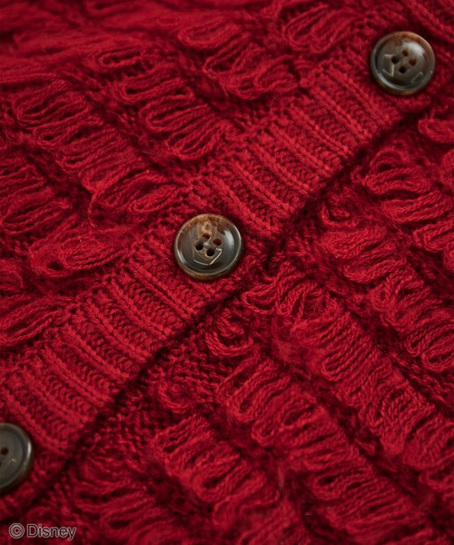 Disney(ディズニー)の「【101匹わんちゃん】ループニットカーディガン(カーディガン/ボレロ・レディース・レッド/キナリ・38)」の16枚目の写真