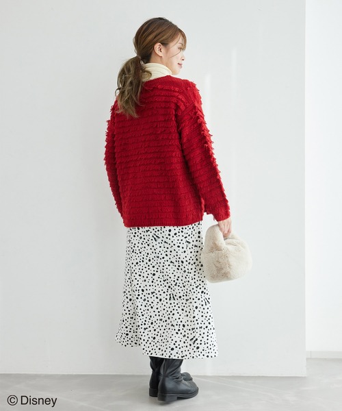 Disney(ディズニー)の「【101匹わんちゃん】ループニットカーディガン(カーディガン/ボレロ・レディース・レッド/キナリ・38)」の18枚目の写真