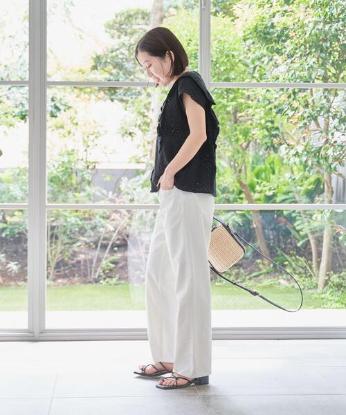 coen(コーエン)の「ストレートデニムパンツ(デニムパンツ・レディース・ネイビー/コバルトブルー/ナチュラル/ホワイト・S/M/L)」の15枚目の写真