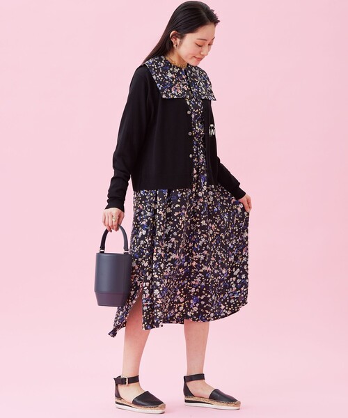 ANEVER(アンエバー)の「洗える【NEW SEDUM】2WAY ワンピース(ワンピース・レディース・ホワイト系/ブラック系・38)」の18枚目の写真