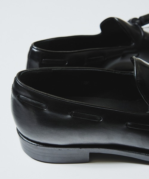 BEAMS F（ビームスエフ）の「カーフ タッセルローファー（ローファー・メンズ・ブラック/ブラウン・8.5/7.5/7/9/5.5/9.5/6.5/6/8/5inch）」の9枚目の写真