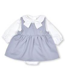 SLAPSLIPBABY/ジャンパースカート+襟付ボディミニセットベビー(70~80cm)