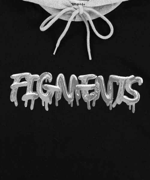 Figments（フィグメンツ）の「フェイクレイヤードフードロンＴ（Tシャツ/カットソー・レディース・ブルー/杢グレー/ブラック・SMALL/MEDIUM）」の18枚目の写真