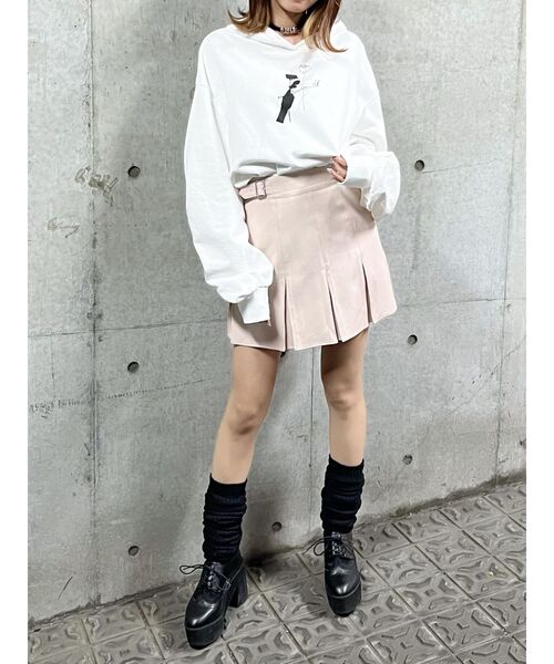 EATME(イートミー)の「サイドベルトタックスカート(スカート・レディース・ブラック/ベージュ/その他1・SMALL/MEDIUM)」の11枚目の写真