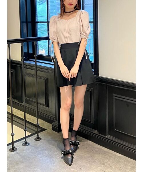 EATME(イートミー)の「サイドベルトタックスカート(スカート・レディース・ブラック/ベージュ/その他1・SMALL/MEDIUM)」の13枚目の写真