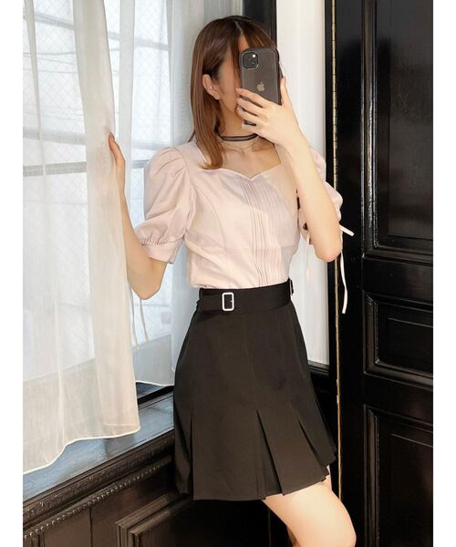 EATME(イートミー)の「サイドベルトタックスカート(スカート・レディース・ブラック/ベージュ/その他1・SMALL/MEDIUM)」の16枚目の写真