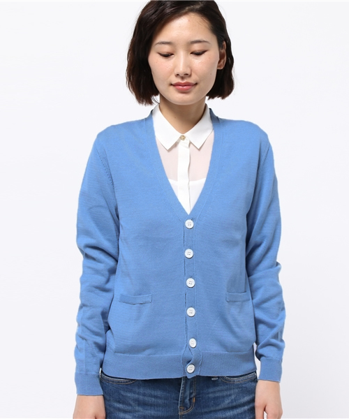 OUTLET（アウトレット）の「【BLOOM&BRANCH】niuhansBOTANICCD（カーディガン/ボレロ・レディース・ライトブルー・0）」の2枚目の写真