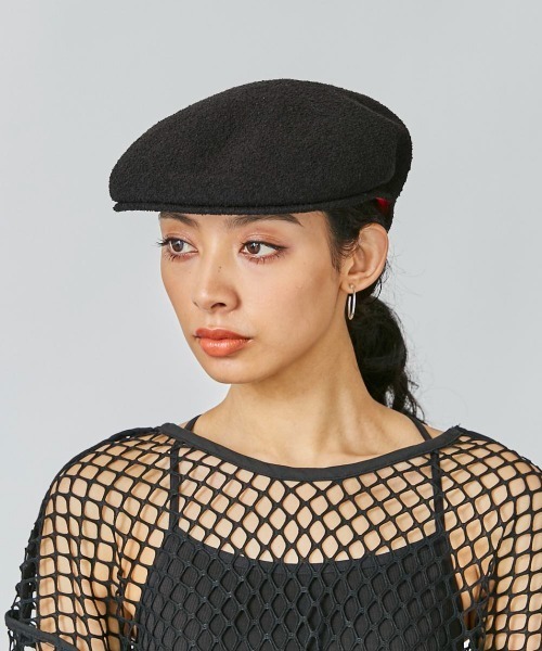 KANGOL（カンゴール）の「KANGOL BERMUDA 504（ハンチング/ベレー帽・メンズ・ブラック/ホワイト・LARGE/MEDIUM/X-LARGE）」の12枚目の写真